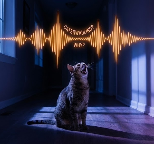 Why Does My Cat Caterwaul at Night? Causes & Solutions