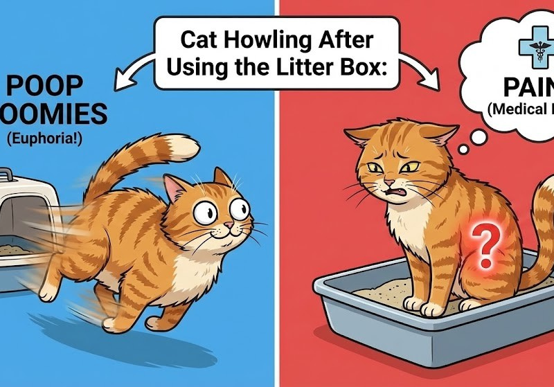 Cat Howling After Using Litter Box